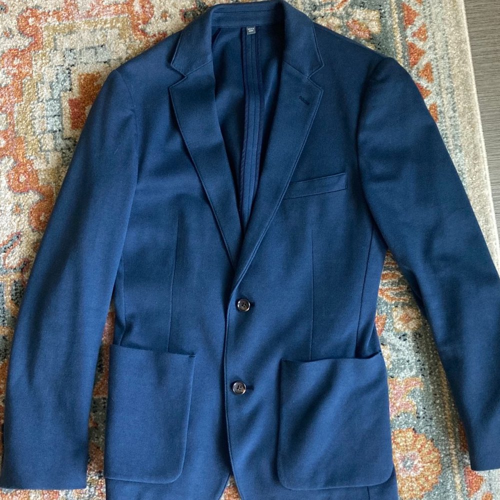 Bonobos Slim Fit 36R Blazer Navy Blue